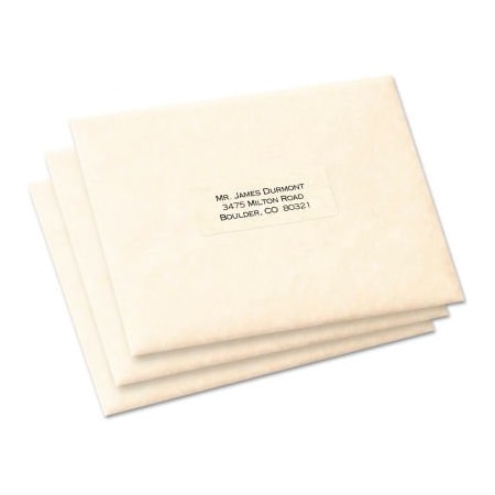 Avery Avery Easy Peel Laser Mailing Labels, 1 x 2-5/8, Clear, 300/Pack 15660
